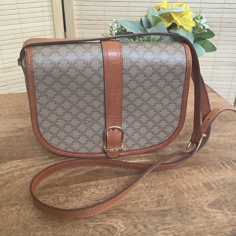 Celine Macadam Crossbody Shoulder Bag